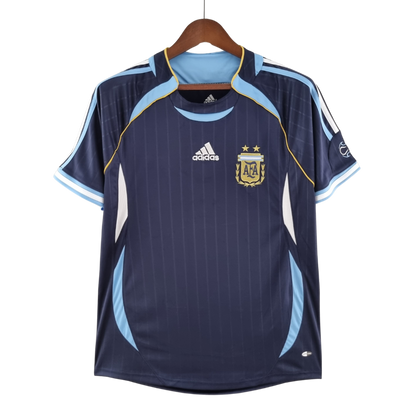 Retro 2006 Argentina Away Soccer Jersey - Goal Digger Jerseys | Authentic Soccer Jerseys High Quality