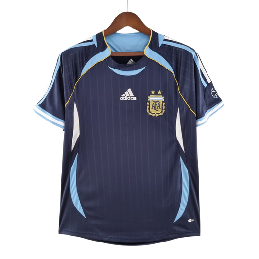 Retro 2006 Argentina Away Soccer Jersey - Goal Digger Jerseys | Authentic Soccer Jerseys High Quality