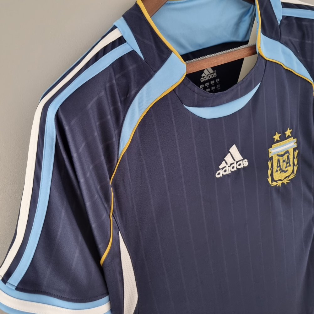 Retro 2006 Argentina Away Soccer Jersey - Goal Digger Jerseys | Authentic Soccer Jerseys High Quality