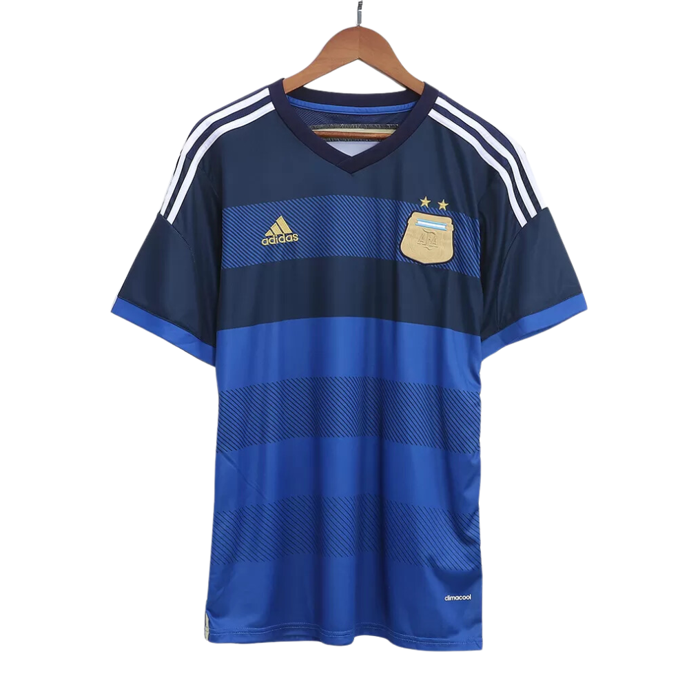 Retro 2014 Argentina Away Soccer Jersey - Goal Digger Jerseys | Authentic Soccer Jerseys High Quality