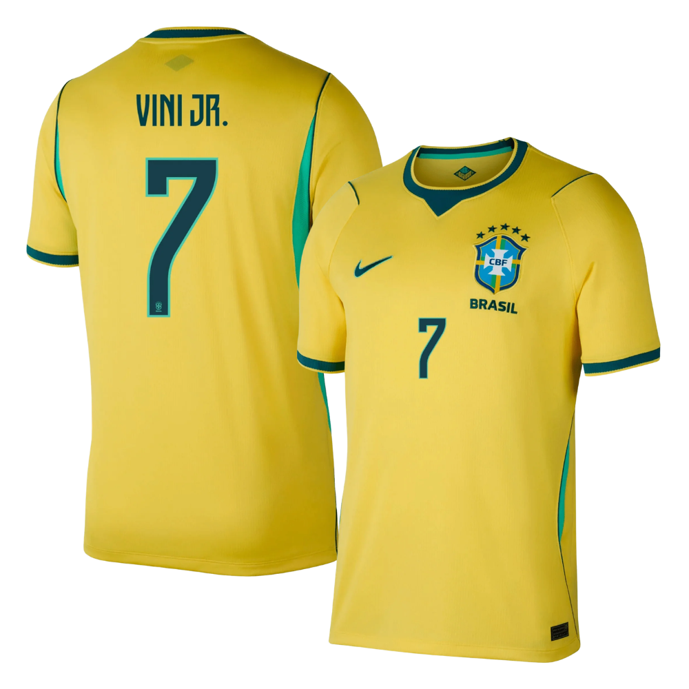 Brazil FIFA World Cup Home VINI JR 7 2026 Jersey