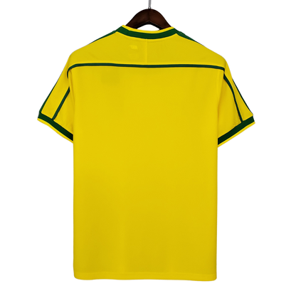 Retro 1998 Brazil Home Soccer Jersey - Goal Digger Jerseys | Authentic Soccer Jerseys High Quality