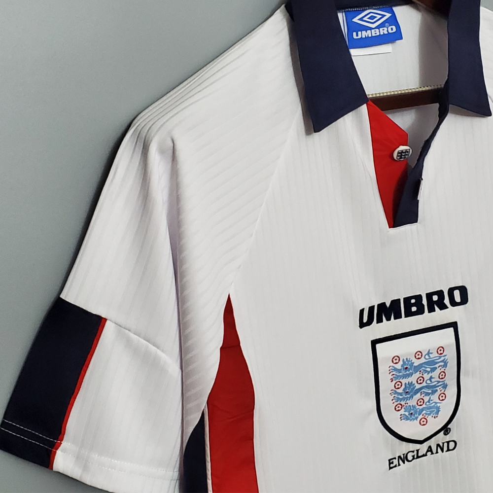 Retro 1998 England Home Jersey - Goal Digger Jerseys | Authentic Soccer Jerseys High Quality