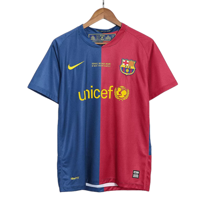 Retro MESSI #10 2008/09 Barcelona Home Soccer Jersey - UCL Final - Goal Digger Jerseys | Authentic Soccer Jerseys High Quality