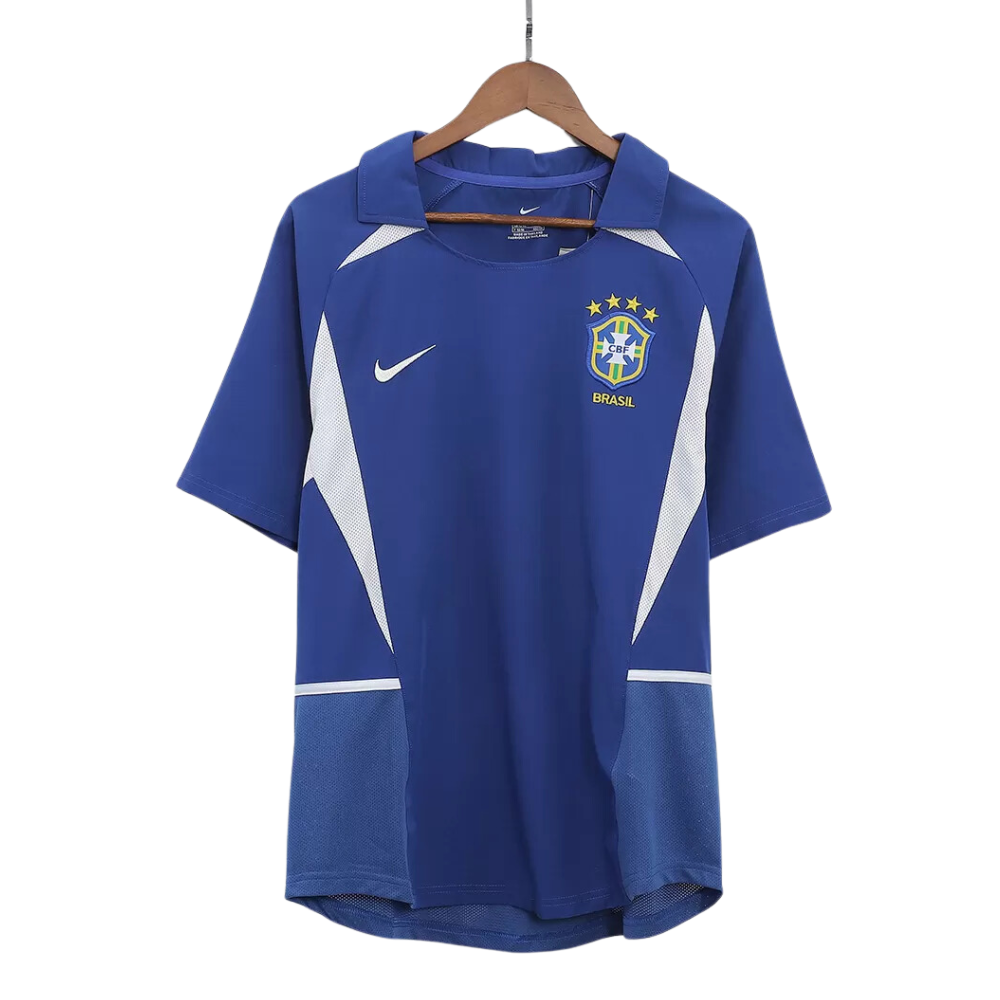 Retro 2002 Brazil Away Soccer Jersey - Goal Digger Jerseys | Authentic Soccer Jerseys High Quality