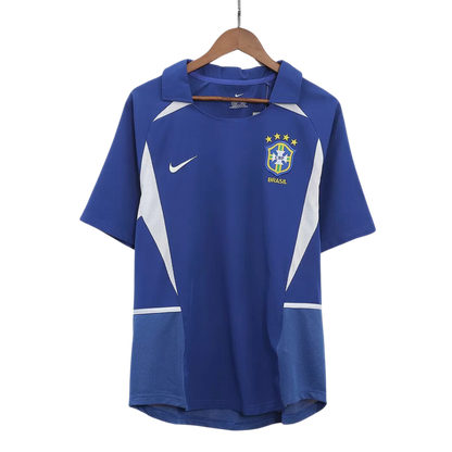 Retro 2002 Brazil Away Soccer Jersey - Goal Digger Jerseys | Authentic Soccer Jerseys High Quality