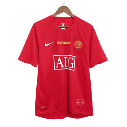 Retro 2007/08 Manchester United Home Soccer Jersey - UCL Edition - Goal Digger Jerseys | Authentic Soccer Jerseys High Quality