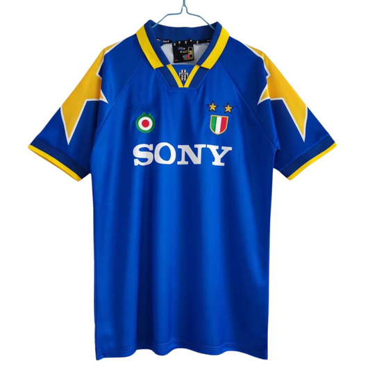 Retro 1995/96 Juventus Away Short Sleeve Soccer Jersey - Goal Digger Jerseys | Authentic Soccer Jerseys High Quality