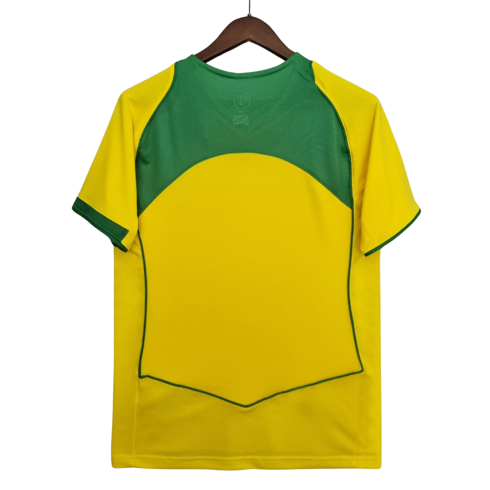 Retro 2004/06 Brazil Home Soccer Jersey (Size M) - Ready To Ship - Goal Digger Jerseys | High Quality Football Kits | Soccer Jerseys