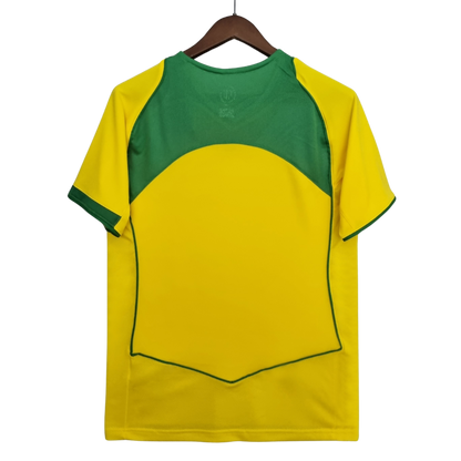 Retro 2004/06 Brazil Home Soccer Jersey (Size M) - Ready To Ship - Goal Digger Jerseys | High Quality Football Kits | Soccer Jerseys