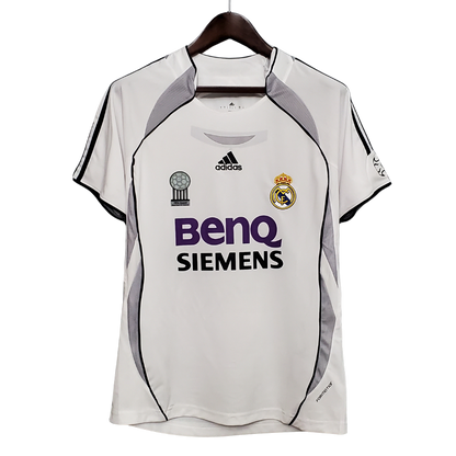 Retro 2006/07 Real Madrid Home Soccer Jersey (Size 2XL) - Ready To Ship - Goal Digger Jerseys | High Quality Football Kits | Soccer Jerseys