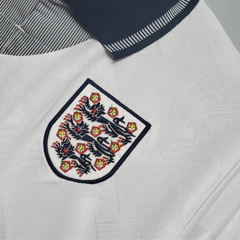 Retro 1990 England Home Jersey (Size M) - Ready To Ship - Goal Digger Jerseys | High Quality Football Kits | Soccer Jerseys