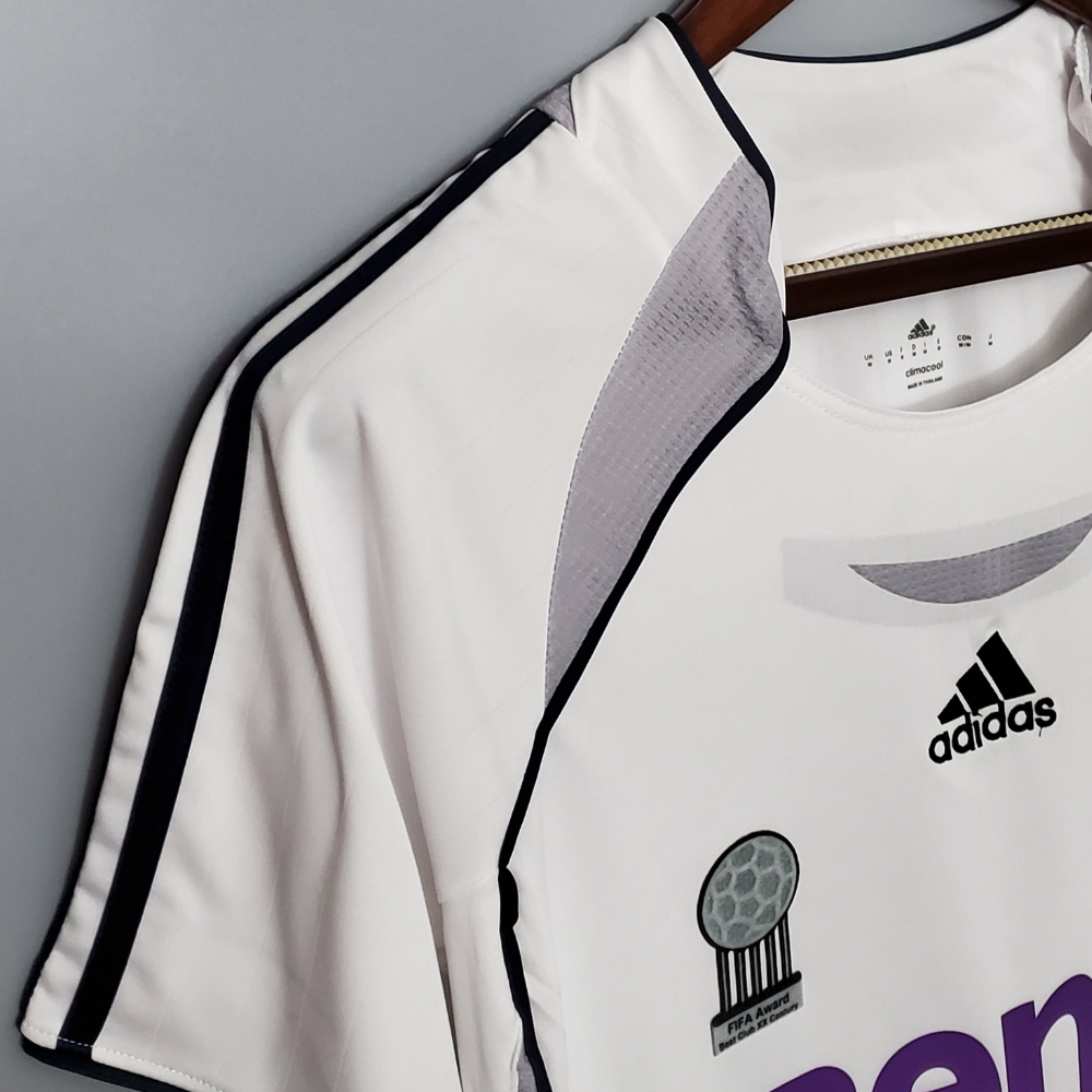 Retro 2006/07 Real Madrid Home Soccer Jersey (Size 2XL) - Ready To Ship - Goal Digger Jerseys | High Quality Football Kits | Soccer Jerseys