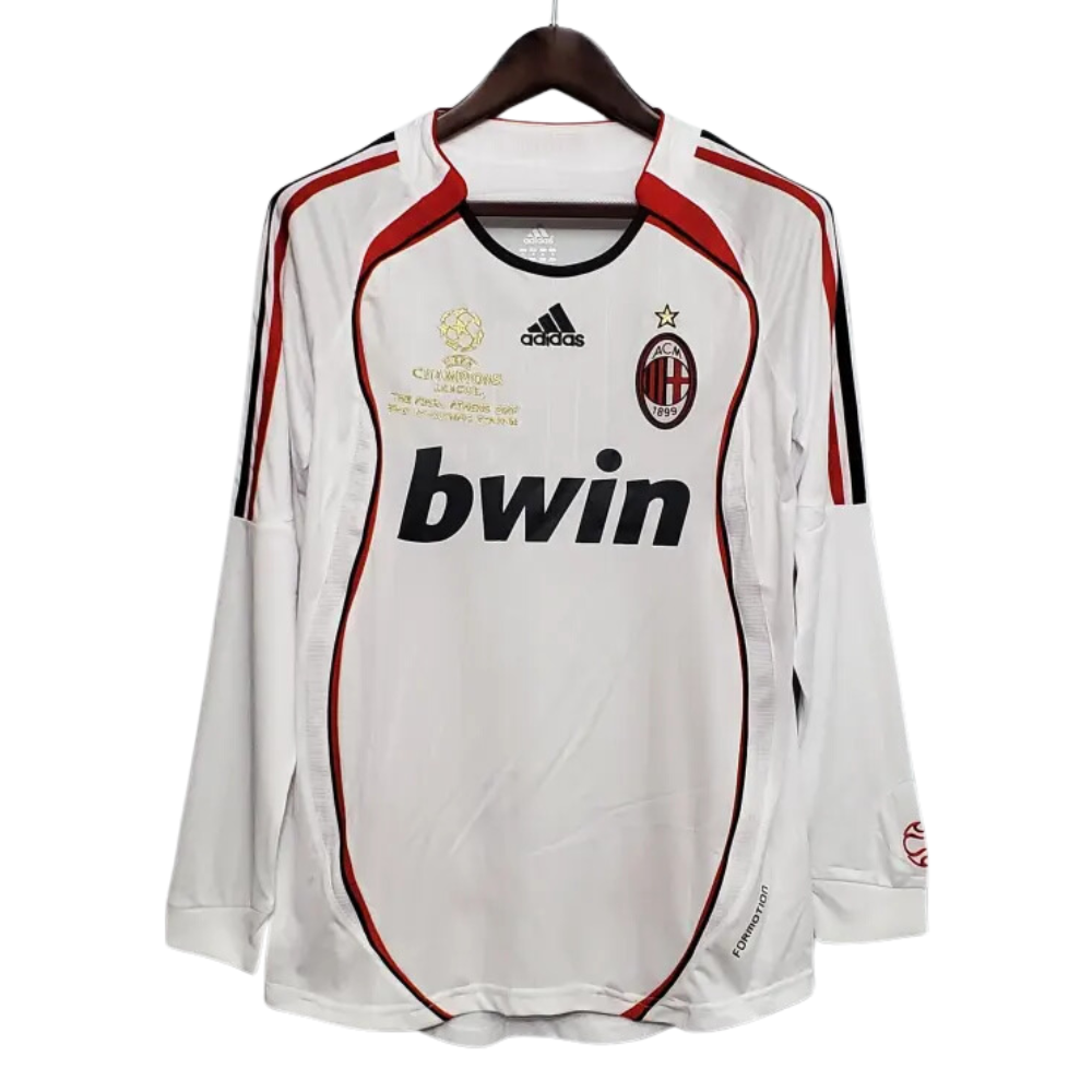 Retro 2006/07 AC Milan Away Long Sleeve Soccer Jersey - Goal Digger Jerseys | High Quality Football Kits | Soccer Jerseys