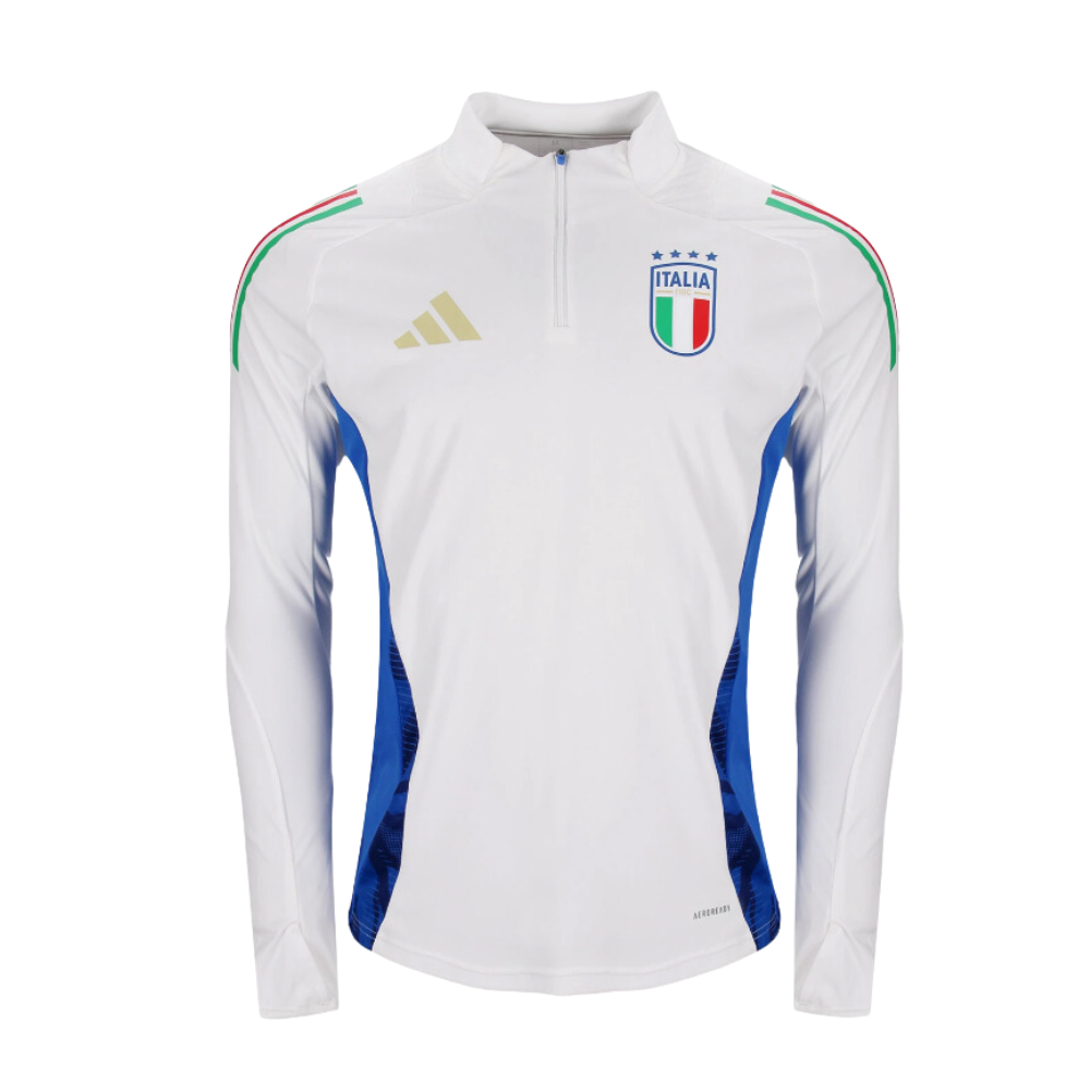 ITALY FIGC White Drill Training Tracksuit 2024/25