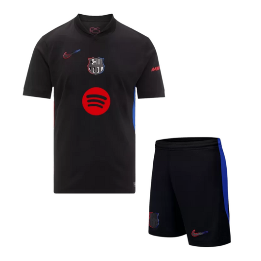 Barcelona Away Soccer Jersey Kit 2024/25 - Spotify Logo Without Text