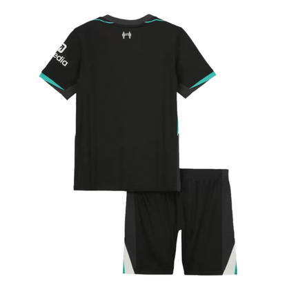 Kid's Liverpool Away Soccer Jersey Kit 2024/25