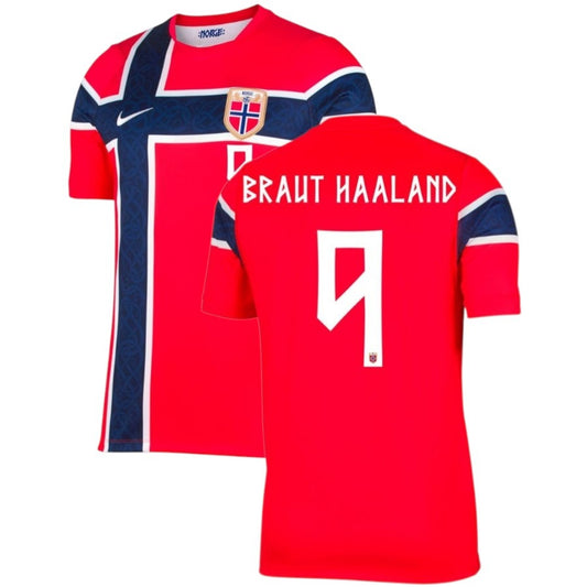 Norway FIFA World Cup HAALAND 9 Home Jersey 2026