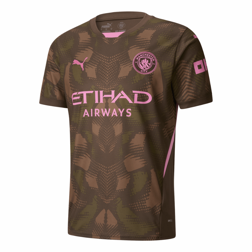 Manchester City Goalkeeper Soccer Jersey 2024/25 Brown - Goal Digger Jerseys | Authentic Soccer Jerseys High Quality