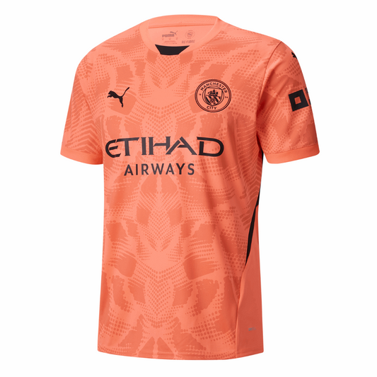 Manchester City Goalkeeper Soccer Jersey 2024/25 Orange - Goal Digger Jerseys | Authentic Soccer Jerseys High Quality