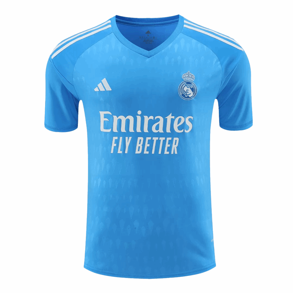 Real Madrid Goalkeeper Soccer Jersey 2023/24 Blue - Goal Digger Jerseys | Authentic Soccer Jerseys High Quality