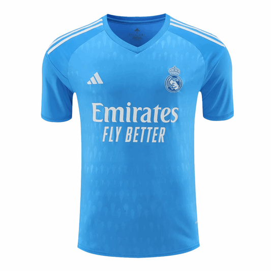 Real Madrid Goalkeeper Soccer Jersey 2023/24 Blue - Goal Digger Jerseys | Authentic Soccer Jerseys High Quality