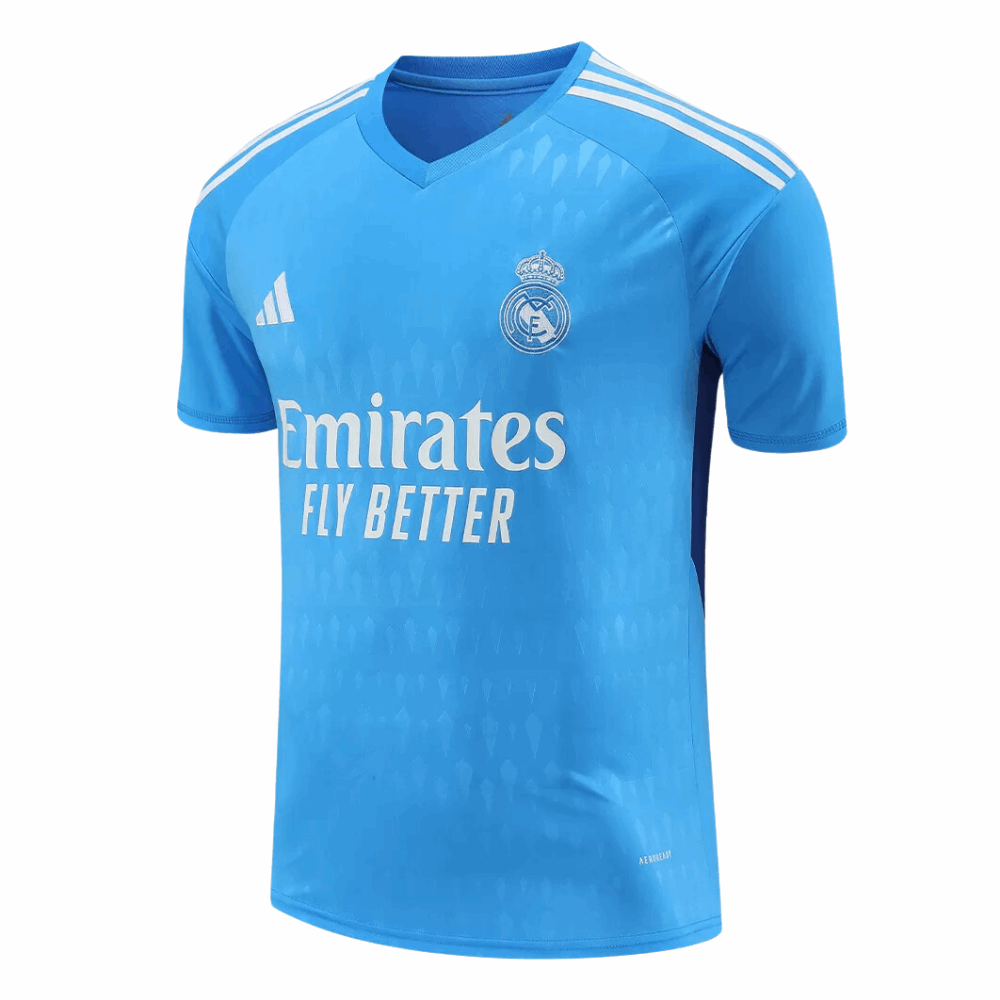 Real Madrid Goalkeeper Soccer Jersey 2023/24 Blue - Goal Digger Jerseys | Authentic Soccer Jerseys High Quality