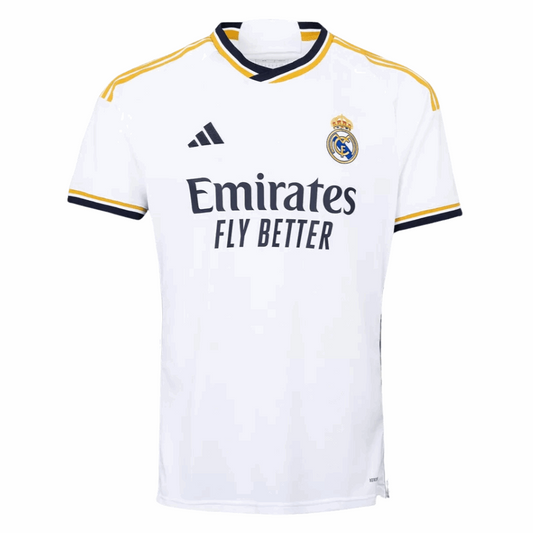 Real Madrid Home Soccer Jersey 2023/24 - Goal Digger Jerseys | Authentic Soccer Jerseys High Quality