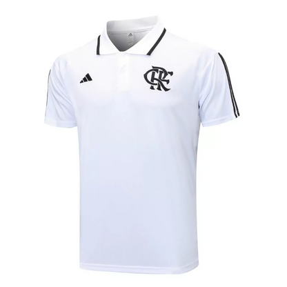 Flamengo Polo Shirt 2023/24 White - Goal Digger Jerseys | Authentic Soccer Jerseys High Quality