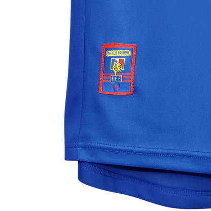 Kids Retro France Home Soccer Jersey 1998