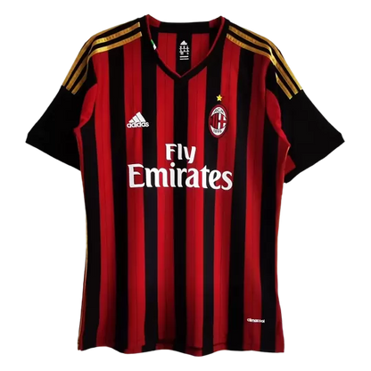 Retro 2013/14 AC Milan Home Soccer Jersey - Goal Digger Jerseys | Authentic Soccer Jerseys High Quality