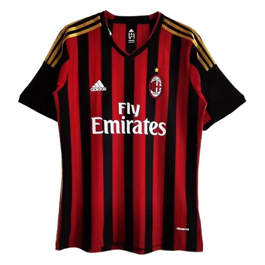 Retro 2013/14 AC Milan Home Soccer Jersey - Goal Digger Jerseys | Authentic Soccer Jerseys High Quality