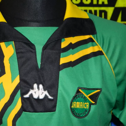 Retro 1998 Jamaica Away Soccer Jersey - Goal Digger Jerseys | Authentic Soccer Jerseys High Quality