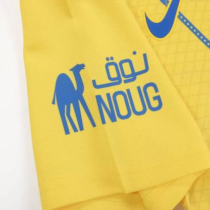 Al Nassr Home Soccer Jersey 2023/24 - Goal Digger Jerseys - free shipping - authentic