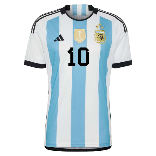 Argentina World Cup Jersey 2022/2023 Messi #10 - Goal Digger Jerseys | Authentic Soccer Jerseys High Quality