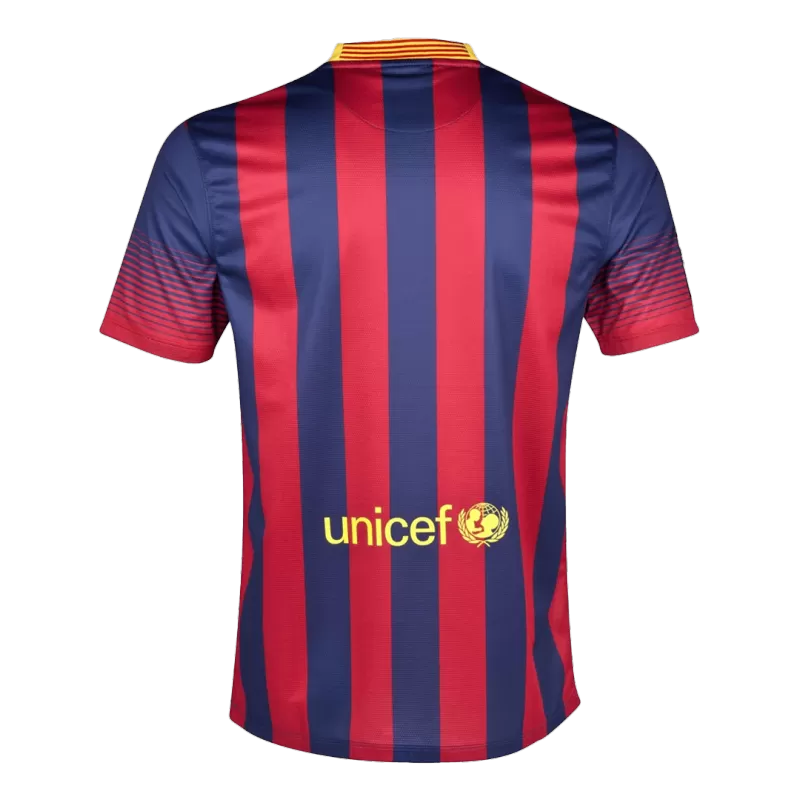 Retro 2013/14 Barcelona Home Soccer Jersey - Goal Digger Jerseys | Authentic Soccer Jerseys High Quality