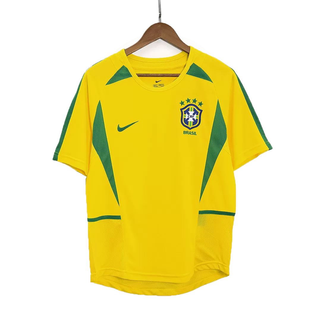 Retro 2002/03 Brazil Home Soccer Jersey - Goal Digger Jerseys | Authentic Soccer Jerseys High Quality