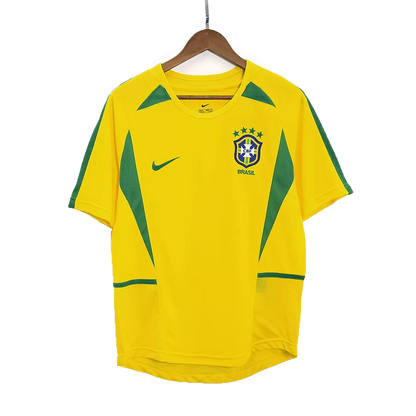 Retro 2002/03 Brazil Home Soccer Jersey - Goal Digger Jerseys | Authentic Soccer Jerseys High Quality