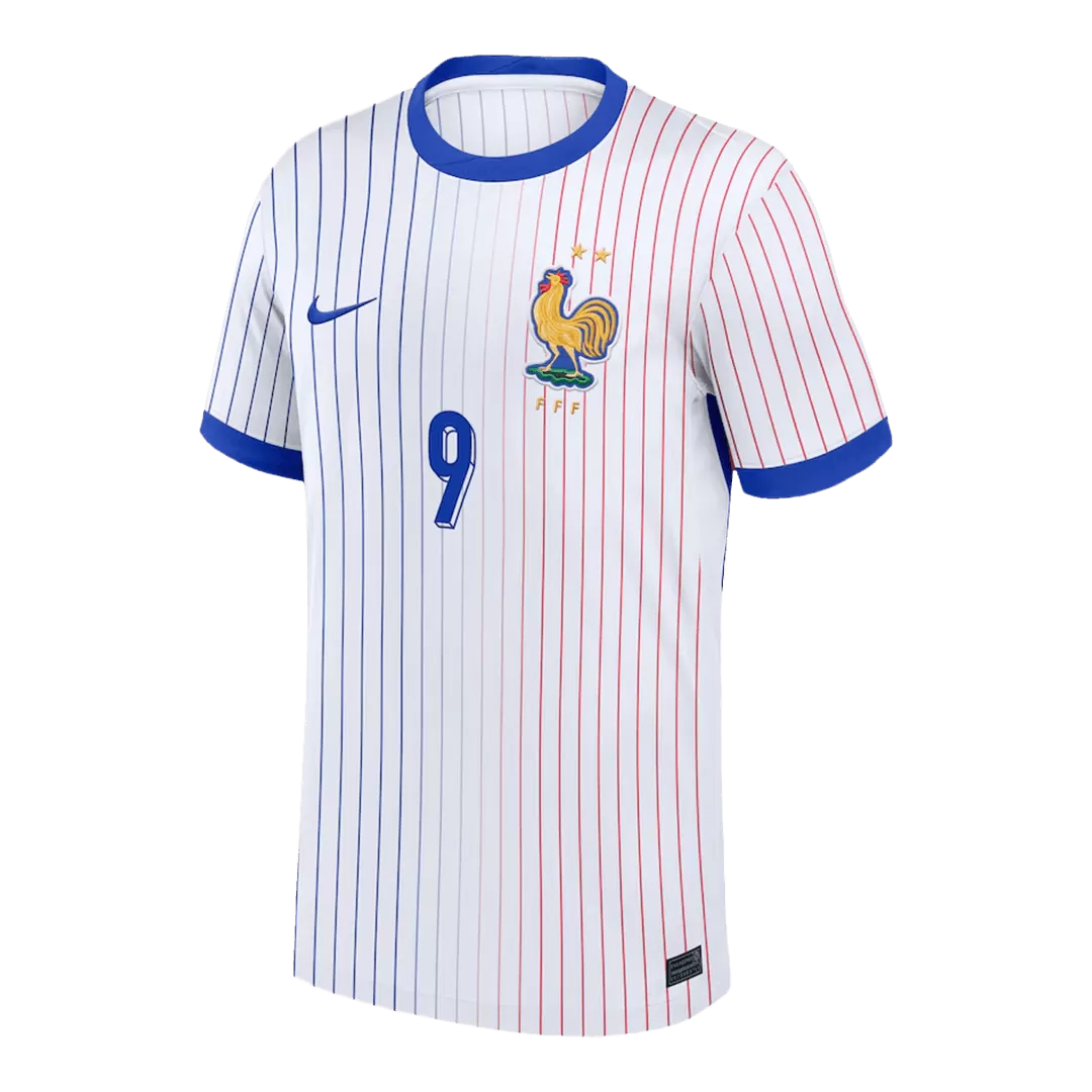 GIROUD #9 France Away Soccer Jersey Euro 2024 - Goal Digger Jerseys | Authentic Soccer Jerseys High Quality