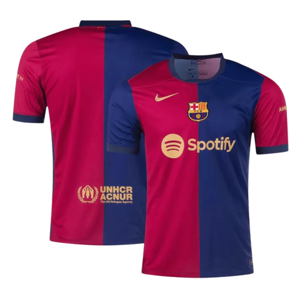 Barcelona Home Soccer Jersey 2024/25 - Goal Digger Jerseys - free shipping - authentic