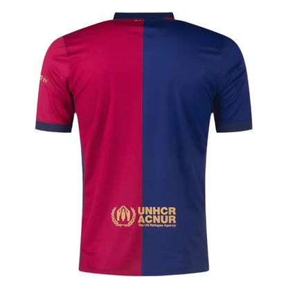 Barcelona Home Soccer Jersey 2024/25 - COLDPLAY - Goal Digger Jerseys - free shipping - authentic