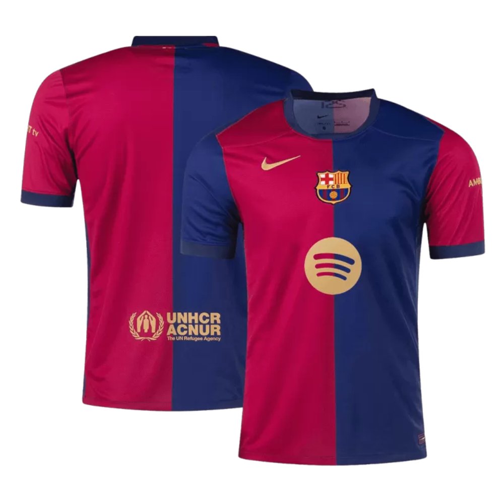 Barcelona Home Soccer Jersey 2024/25 (Spotify Logo Without Text) - Goal Digger Jerseys - free shipping - authentic