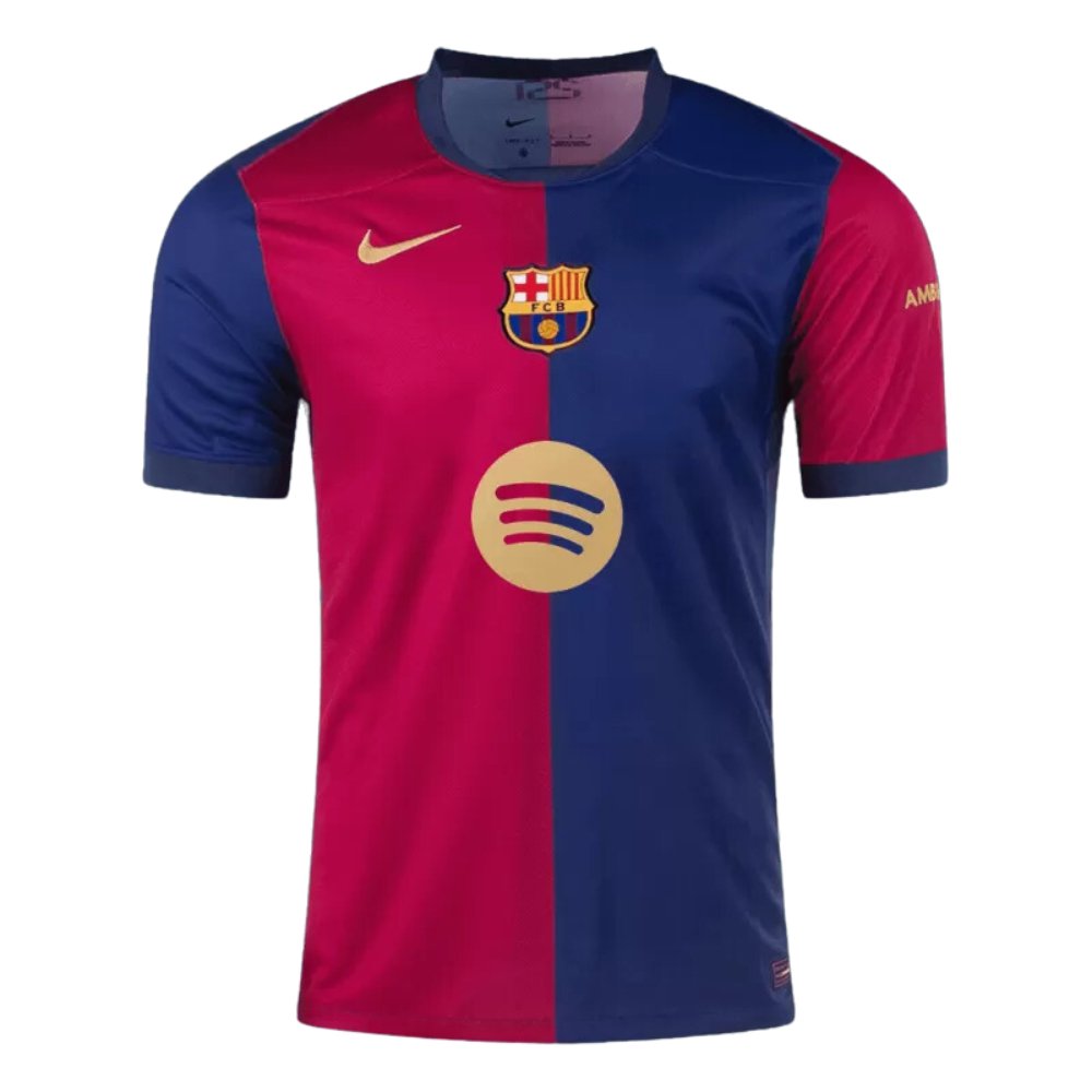 Barcelona Home Soccer Jersey 2024/25 (Spotify Logo Without Text) - Goal Digger Jerseys - free shipping - authentic