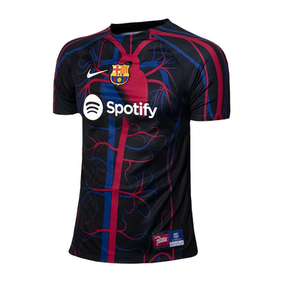 Barcelona x Patta Pre - Match Soccer Jersey 2023/24 - Goal Digger Jerseys - free shipping - authentic