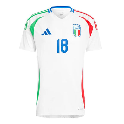 BARELLA #18 Italy Away Soccer Jersey Euro 2024 - Goal Digger Jerseys - free shipping - authentic