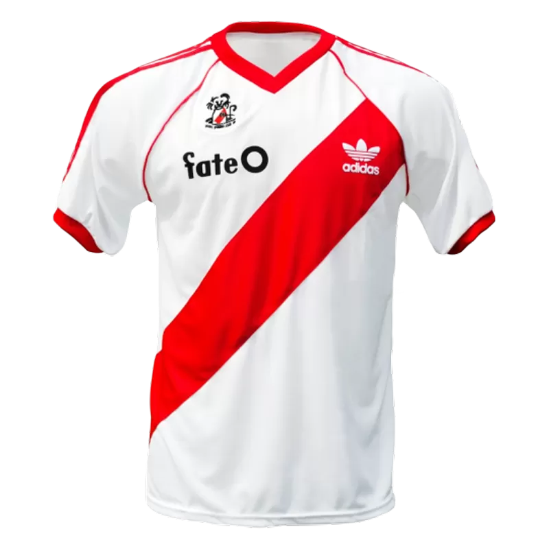 Retro 1986 River Plate Home Soccer Jersey - Goal Digger Jerseys | Authentic Soccer Jerseys High Quality