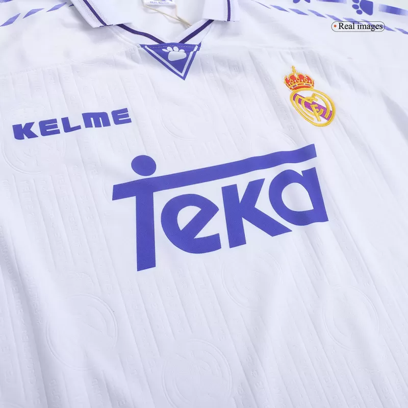 Retro 1996/97 Real Madrid Home Soccer Jersey - Goal Digger Jerseys | Authentic Soccer Jerseys High Quality