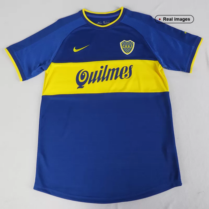 Retro 2000/01 Boca Juniors Home Soccer Jersey - Goal Digger Jerseys | Authentic Soccer Jerseys High Quality