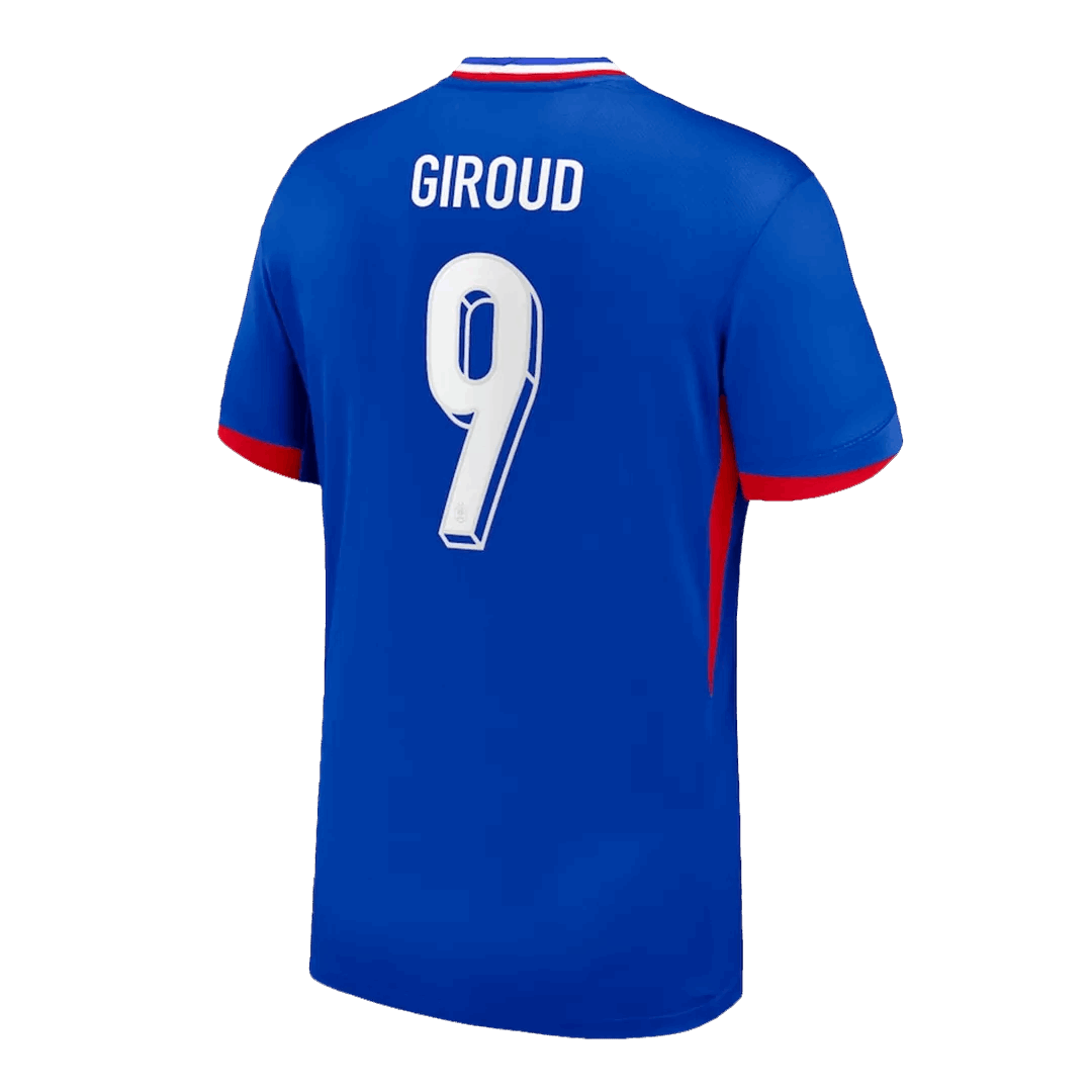 GIROUD #9 France Home Soccer Jersey Euro 2024 - Goal Digger Jerseys | Authentic Soccer Jerseys High Quality