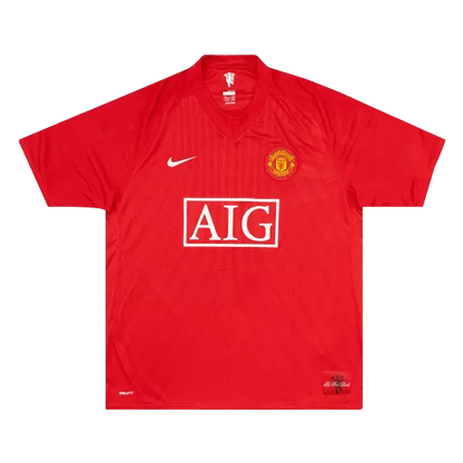 Retro RONALDO #7 2007/08 Manchester United Home Soccer Jersey - Goal Digger Jerseys | Authentic Soccer Jerseys High Quality